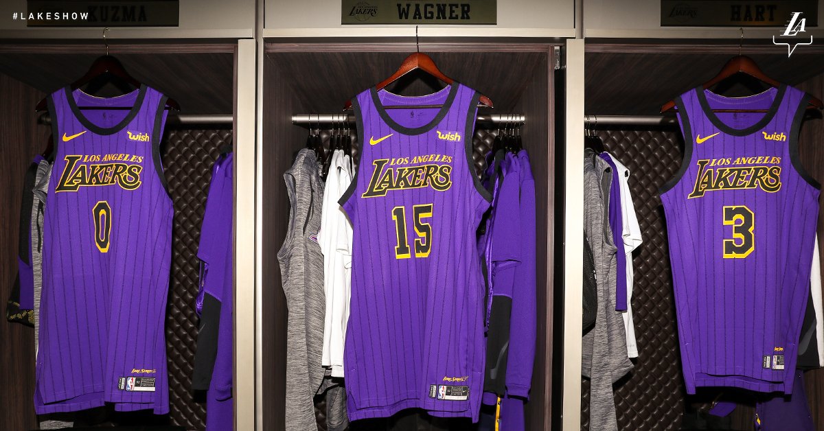 LakeShow - A full look at the Lakers' City Edition jersey and
