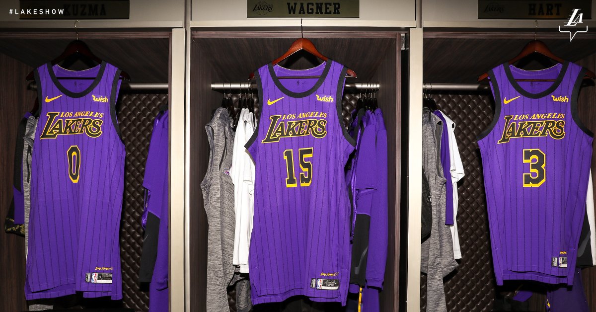 LakeShow - A full look at the Lakers' City Edition jersey