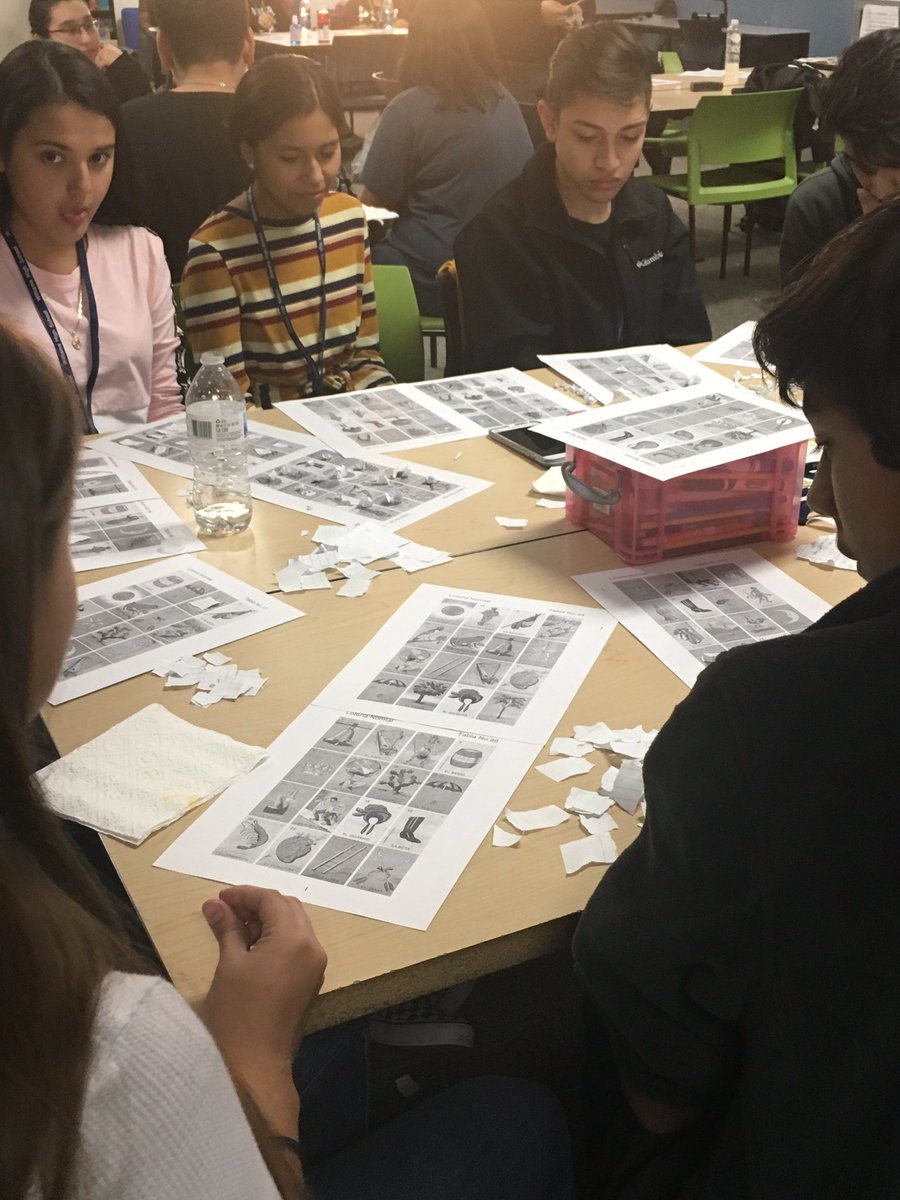 AVIDWilliamsHS's tweet photo. Pizza and Loteria, nothing like an @AVID4College stay day. @WHS_Warriors @PlanoISDAVID #ThisIsAVID #Schoolfamily https://t.co/VXExwKp7rz