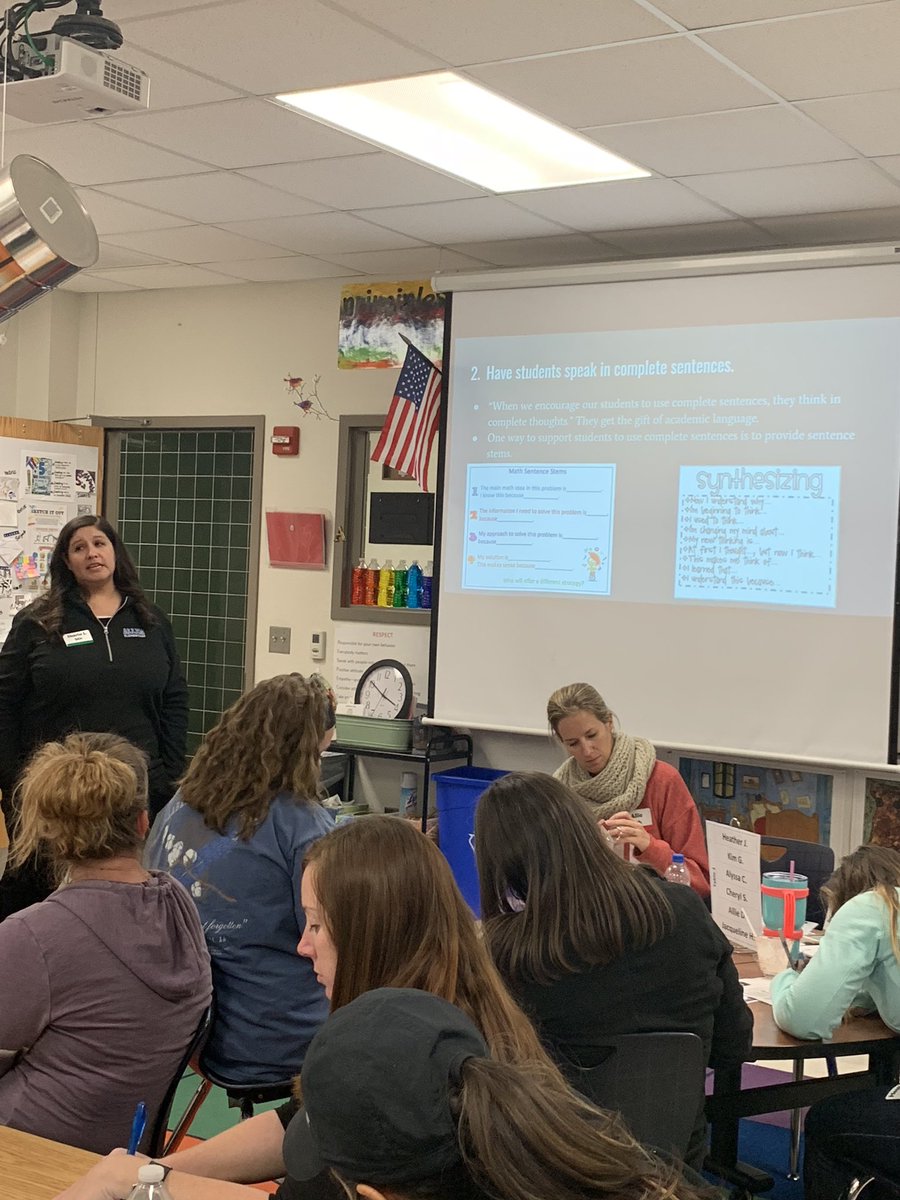 JohnsonC_Allen's tweet photo. Great afternoon of learning today! Mrs Izzarelli, Mrs Clark, Mrs Kimbrell, and Mrs Knesek you all rocked it today. Thanks for bringing back your learning from John Seidlitz.  A huge thank you to our parent volunteer for examples in Russian! #7Steps #allenelem #FISDlearns https://t.co/aKGKQWqeMm