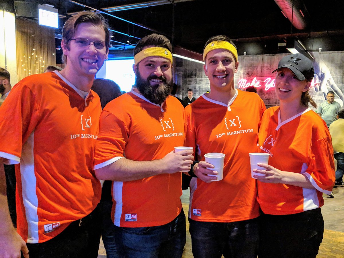10thMagnitude's tweet photo. The @10thMagnitude team is out at @T4Youth's 5th Annual Table Tennis Tournament! We're so excited to be a part of raising funds for our future generations. #Go10thMagnitude #BeMagnitastic @Scott_Ops @miranbaric https://t.co/Yg7dJea87Z