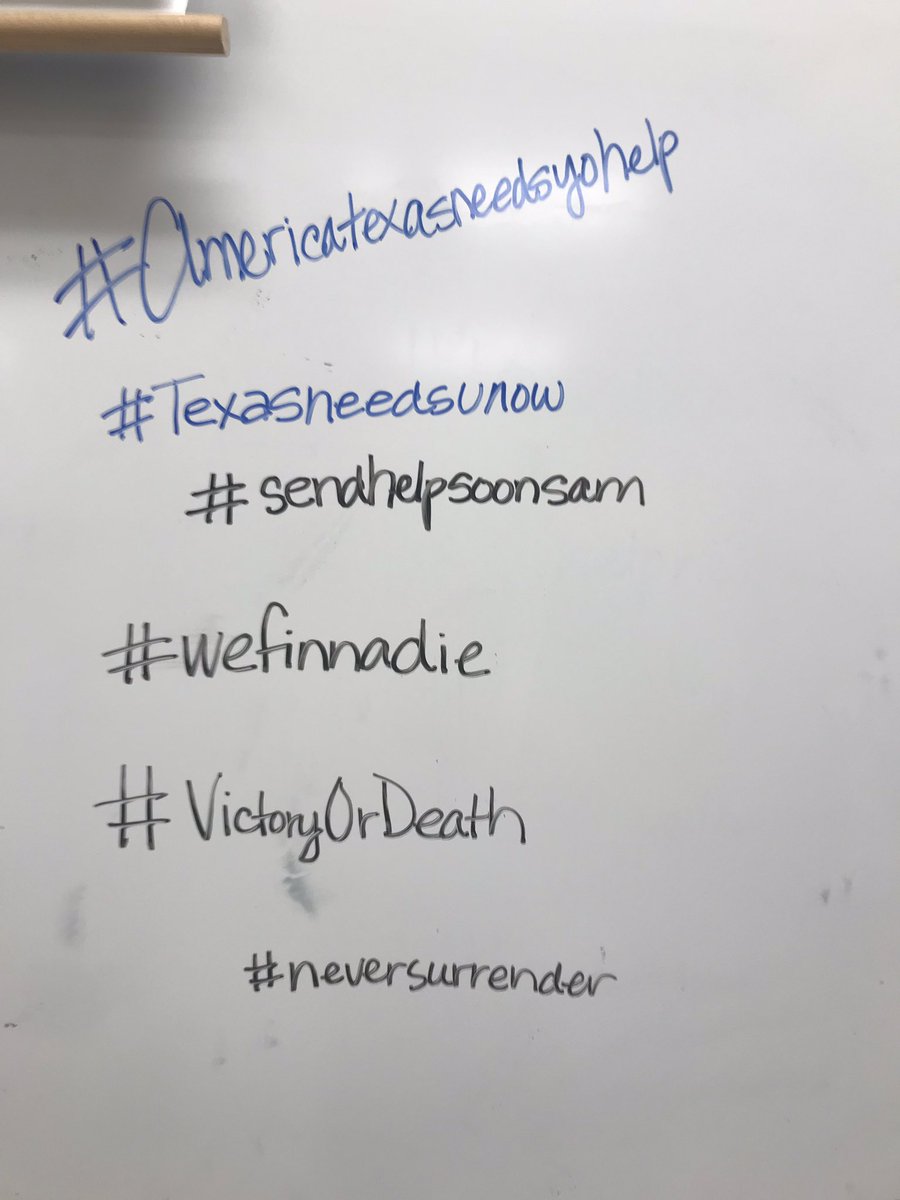Write4Wright's tweet photo. 7th grade Ss put Wm B Travis’ “Victory or Death” letter into modern language, then summarized it into a tweet. Here are a few hashtags: 
#Texashistory #brutallyhonest @chelsea2832 @MrsKimbrathomas @sparker52 #iamwfisd https://t.co/e0SeyRW8t4