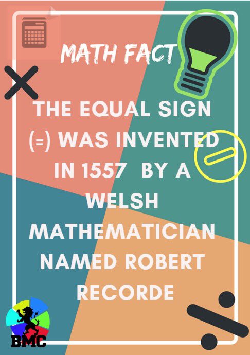 BMCsanbeda's tweet photo. Thursday is throwback day. #MathFact #InfinitePossibilities https://t.co/skLXAm53Qd