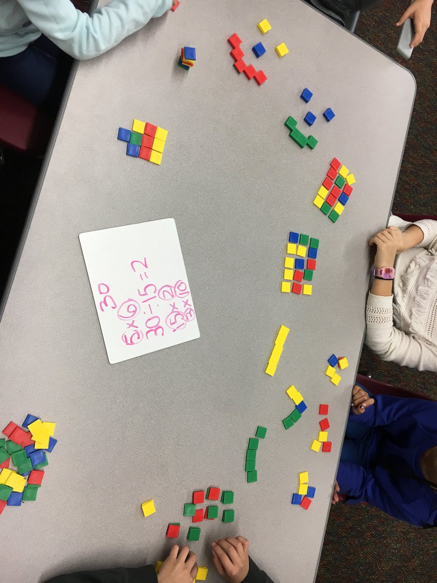 MWion1's tweet photo. 4th graders are being introduced to division...yes, those two 😊s are actually 15 groups of two tiles! #happymathday #inspireandguide https://t.co/KodoQ6a86k