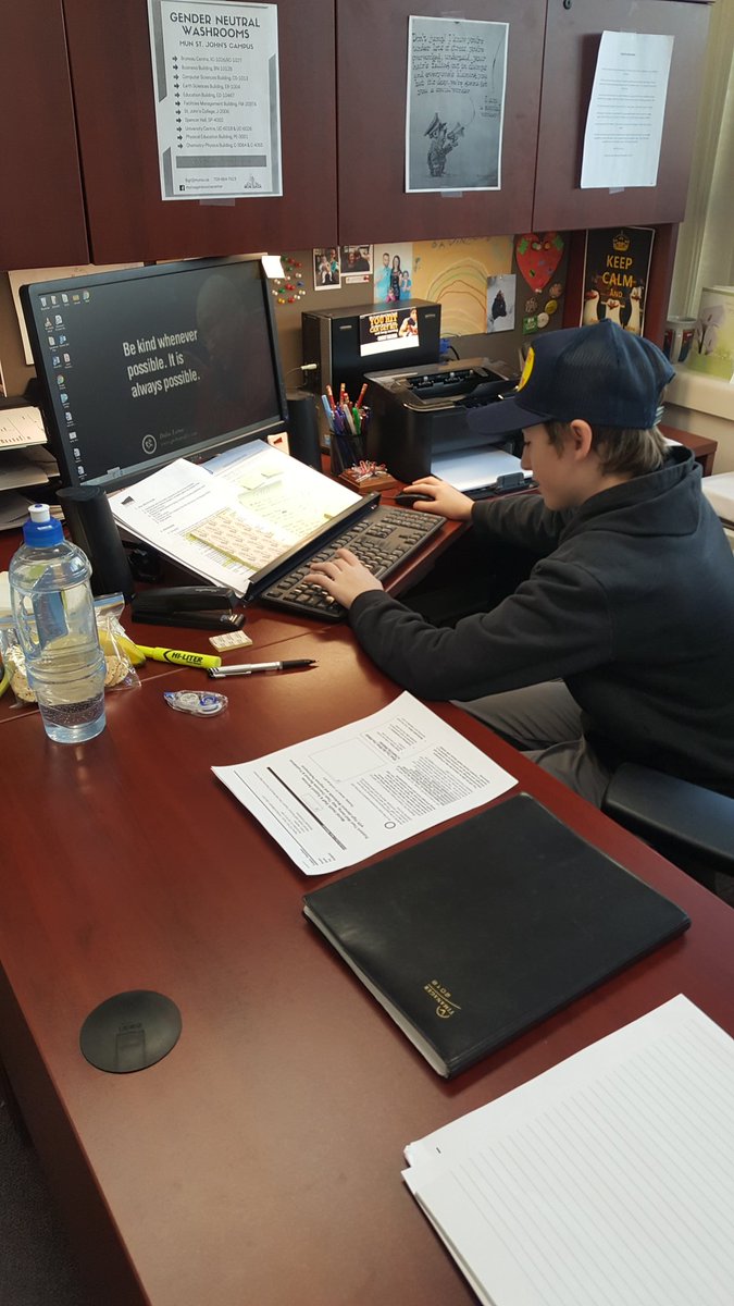 heathertob76's tweet photo. Big thanks to St. Peter's Jr. High for promoting "Take Your Child to Work Day". An amazing opportunity for youth to start thinking about what is available for them in the very near future!! 😉😊😊😎 #MemorialUniversity #StPetersJrHigh https://t.co/B1M4ekFcwj