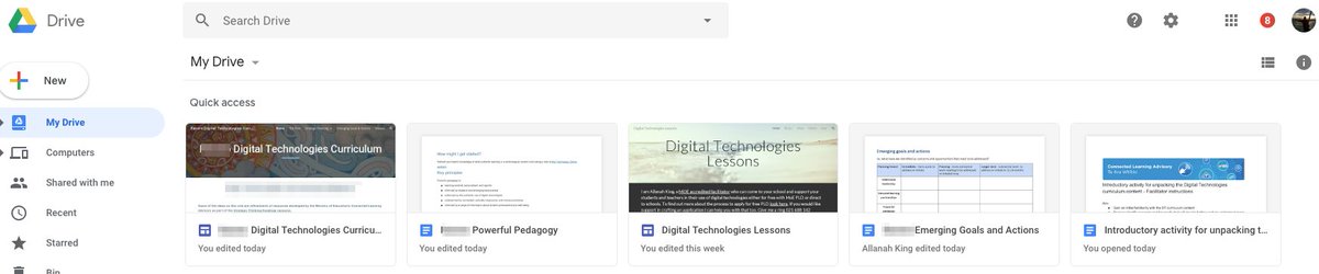 Thank you #GoogleEdu for being able to move my Google Sites around in my Google Drive and put them in an easy place to find. I love a nice tidy Drive. Oh- and quick access is not too shabby either.