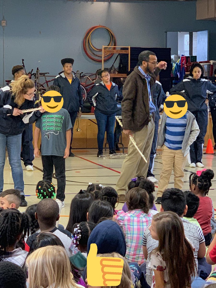 mzchristian00's tweet photo. Our students enjoyed the interim PBIS 2nd nine weeks celebration today. Thanks to @CummingsCavs and @BMSBobcats for allowing your band to come and share your talents with us. #pbis @mrsliberstein ,@JTaime_Lyons @eaepanthers https://t.co/jmyoNvSj79