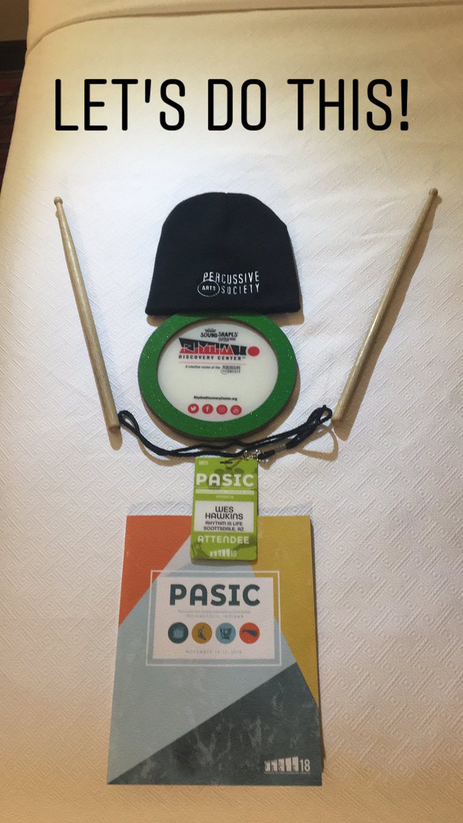 Ready for #PASIC18 #PercussiveArts #RDC