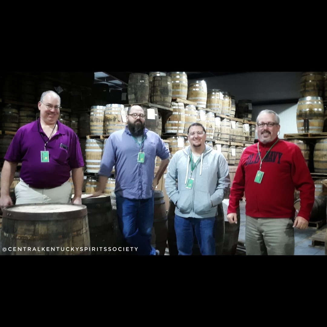 ckyspirits2018's tweet photo. Great #fellowship with society members #tasting #singlebarrels of straight rye #whiskey from the good people @strongspiritsky in Bardstown, Ky. #cheers everyone! #bourboncountry #bourbonlife #bourbonenthusiast #barrelpicks #tastingwhiskey #kentucky #ckyspirits #socialclub #yummy https://t.co/VxV5j7zeua