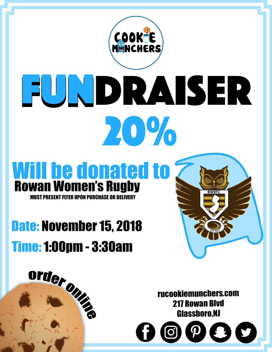 Help support your favorite rugby players!!! 🍪 🏉