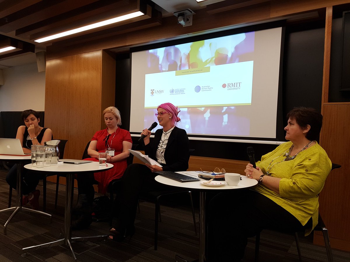 ZahraStardust's tweet photo. Representing @scarletalliance at a UN Consultation on business & human rights today at the @HumanRightsUNSW @AusHumanRights advocating for decriminalisation, anti-discrimination, WHS Standards, migration law reform, police training & funding sw legal clinics. ☂#rightsnotresue https://t.co/4CLxJOTtjh