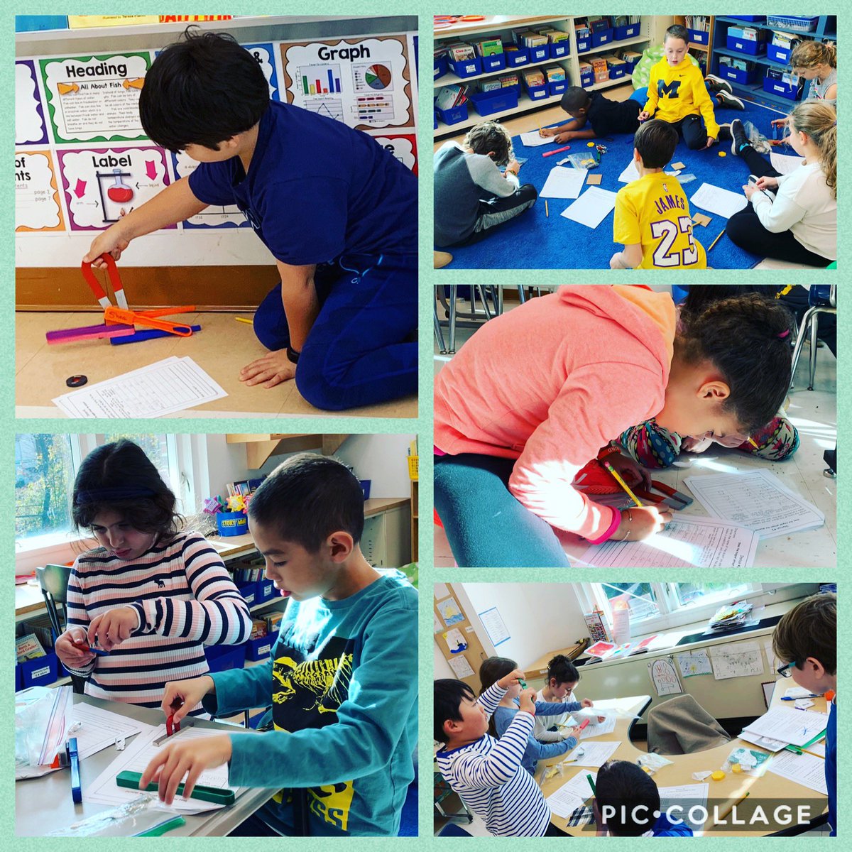 elieb321's tweet image. First we guess and then we test! @dalyschool #magneticforces #forceandmotion