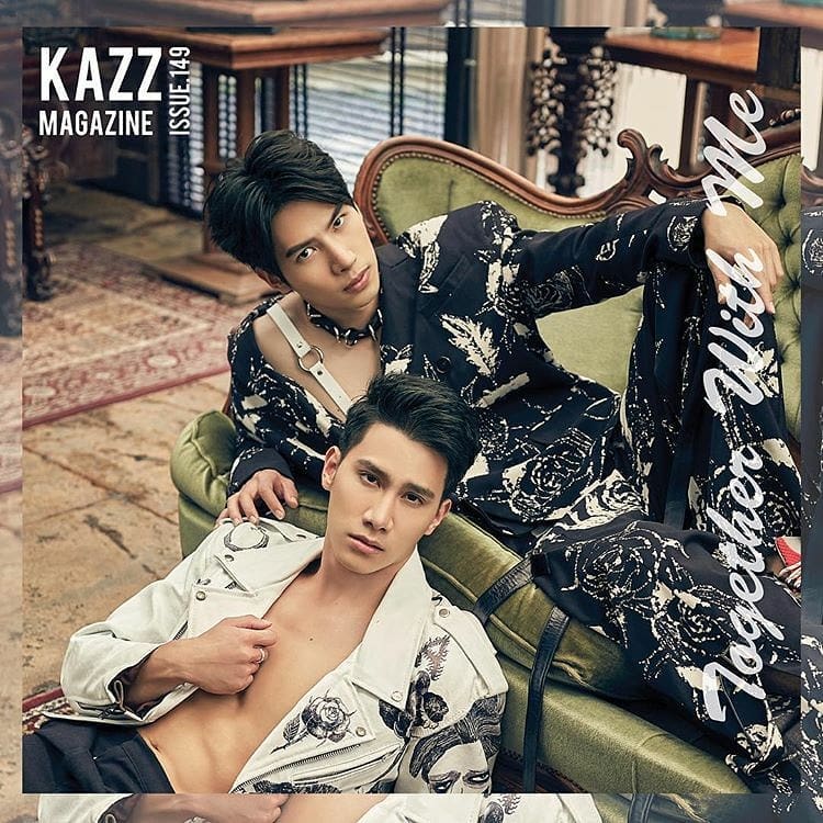 actorsthai_br's tweet photo. Depois dessas fotos que a revista @kazzmagazine postou dos meninos de TWM eu até já sei o que quero ganhar nesse natal hahah olha que lindos 😍❤️
#togetherwithmetheseries #togetherwithme #togetherwithmethenextchapter #kornknock #maxtul #yaoi #kazzmagazine https://t.co/7yC3H96yia