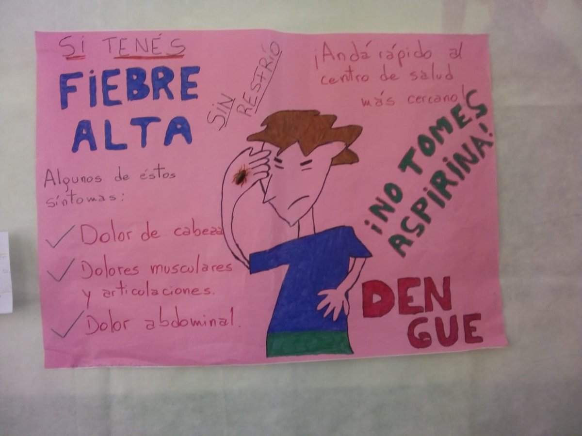 ESAAngastaco's tweet photo. Hoy jornada de prevención y concientizacion de Dengue 
Vídeos . Charlas . Afiches 
@Emilse57181173 @fguillesaavedra @larubita70 @aniberruezo @artydance23 https://t.co/uTiE9IL2es