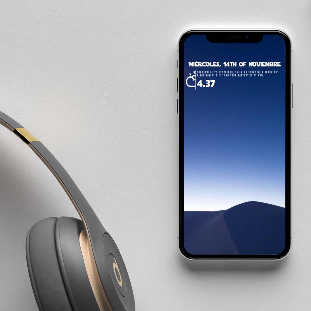 Av62712's tweet photo. No Perdamos el Ritmo 🔥🔥🔥
Para Todos Los Gustos 🧢🤘🏼
@ProfeJuANTONIO @MarthukML2 

Theme:
#BLQ #AE by @Ecko666 

Widget #LockPlusPro 
#Av33 and #Av33Alt by me 🙂
In #LPP by @JunesIphone  

Total gratitude and credit for @Payrun76 🙏🏻 (Av33Alt) 

For every taste 🧢🎸
#XenHTML https://t.co/1btzZsCf8E