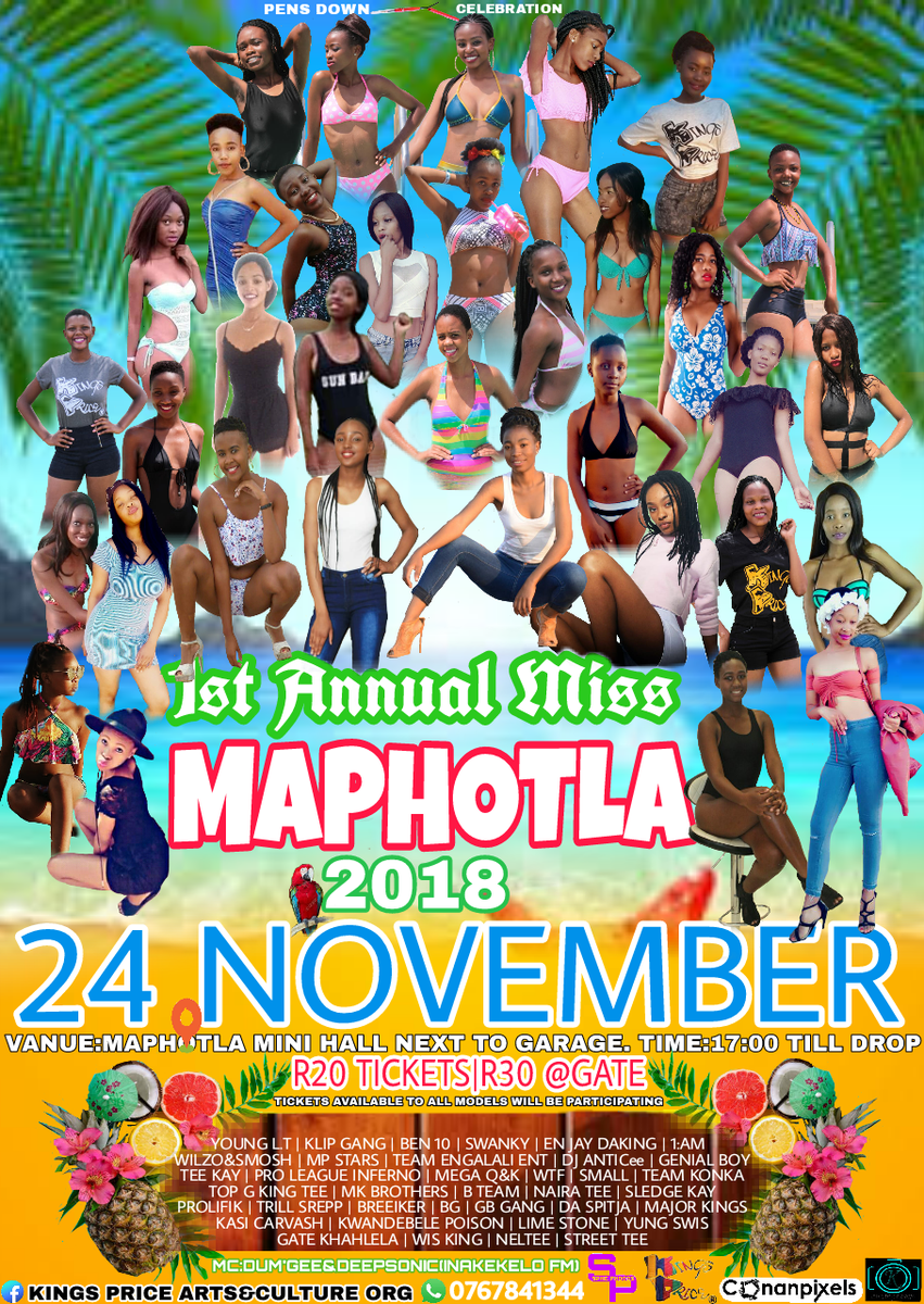 masangonkosina2's tweet photo. 🔥✊If you win #MissMaphotla2018 means that:👙👗
You the #head of the place👑💃
Face #leader of the Females 👩💯
#Ambassador of the place😍💪

💯❤This will happen until next event coming where we will select another #Winners of the Year💫👌 https://t.co/C0JpPSVX7U