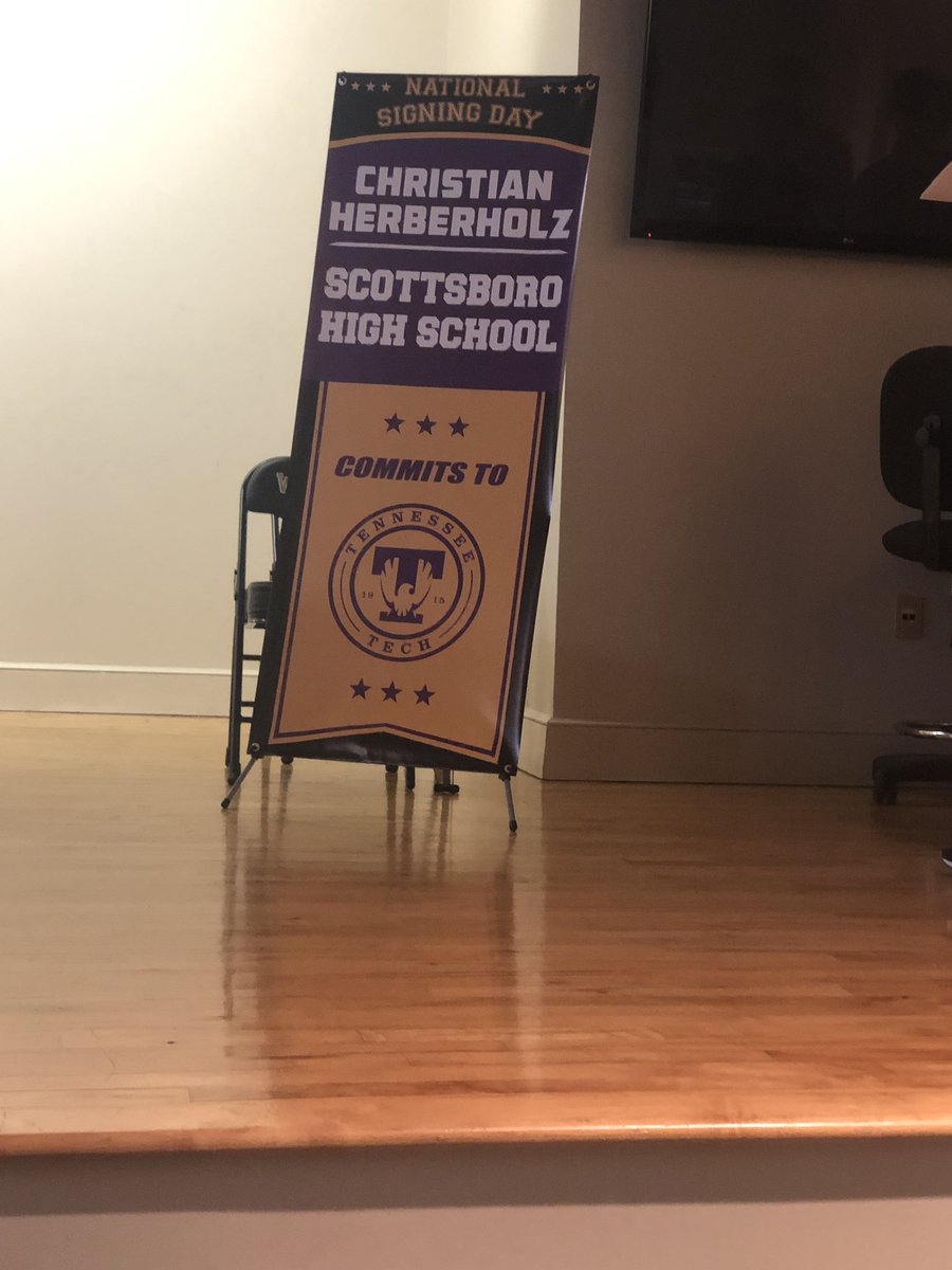SCT_Wildcats's tweet photo. Two SHS baseball players sign today. Reed Latimer signs with The University of Montevallo and Christian Herberholz signs with Tennessee Tech University. #SCTBuilt https://t.co/Ku1Uub7ik1