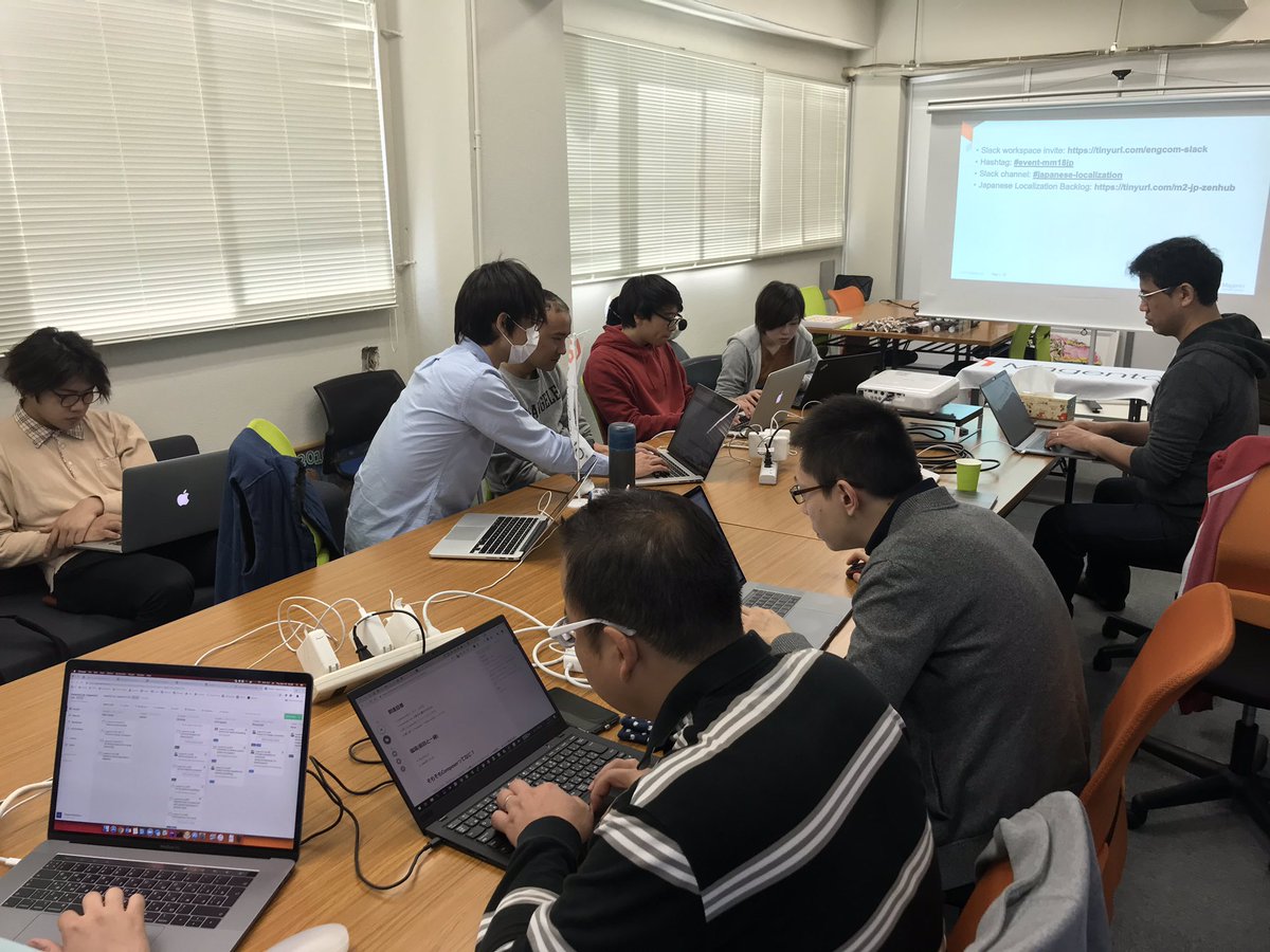 Starting first Japan #Magento #ContributionDay at <a href="/veriteworks/">ベリテワークス株式会社(Veriteworks Inc.)</a>! Many thanks to <a href="/hirokazu_nishi/">Hirokazu Nishi</a> and <a href="/verite_office/">Momo｜キャリアとメンタルの専門家｜人事図書館コミュマネ</a> for organizing it.