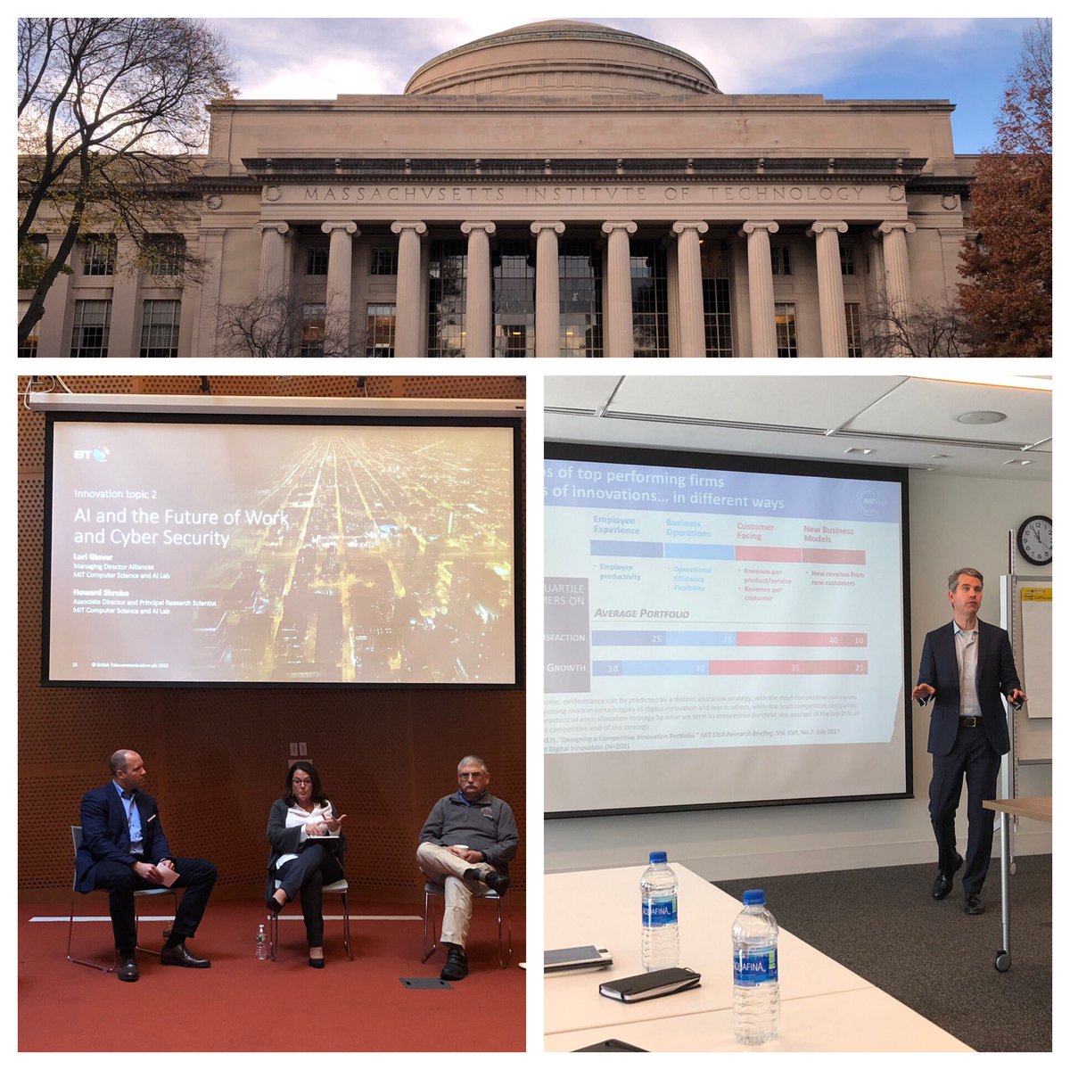 Great few days in Boston <a href="/MIT/">Massachusetts Institute of Technology (MIT)</a> with our Global Advisory Board <a href="/bt_global/">BT for global business</a>. Discussing our strategy with 15 of our most important customer CIO's. Thanks to <a href="/MIT_CISR/">MIT CISR</a> for bringing an inspiring look into long term digital innovation.
