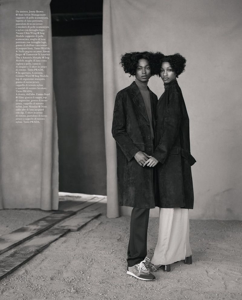 rikhman's tweet photo. #GemmaWard #AmandaMurphy #AntonJaeger #NaomiChinWing and #JonnyBrown in #VogueItalia shot by. #MichaelBaileyGates
More in #eletrikhman https://t.co/NJ2e9MTjnQ