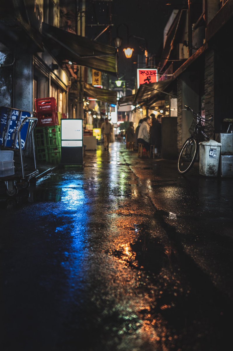 Nishi-ogikubo is lovely on a rainy night.