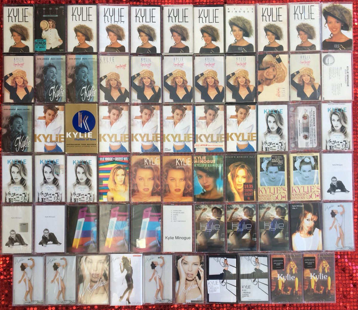 tabaylis's tweet photo. International collection of @kylieminogue cassettes slowly growing certainly. Still more more more to collect #KYLIEminology #KylieMinogue #lovers https://t.co/77Q1NirOlS