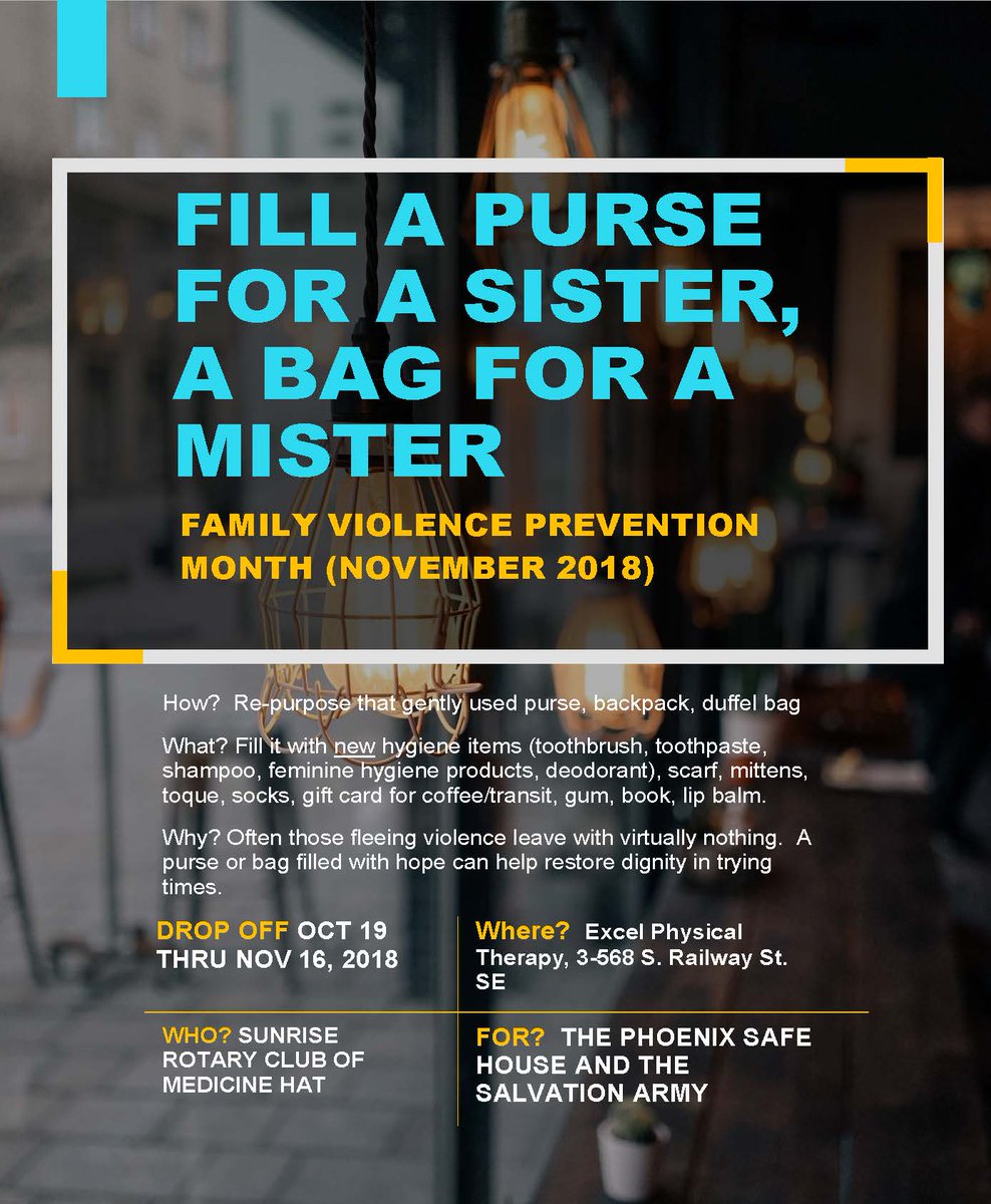MHWomensShelter's tweet photo. There's just a few days left in the "Fill a Purse for a Sister, a Bag for a Mister" campaign organized by @SunriseRotaryMH If you've already participated, thank you! If you still want to? It's not too late! #medhat #FVPMAB https://t.co/En5v33tYG4