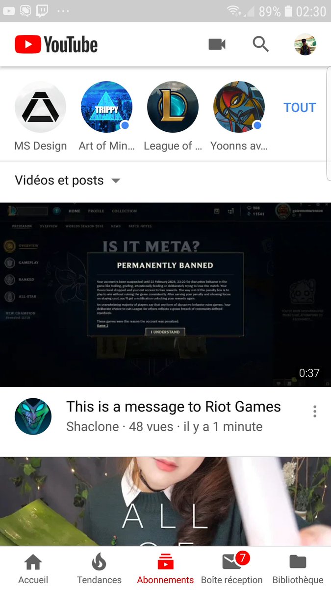 Emile_Lvg's tweet photo. Donc la je me fais int par Shaclone avec un singed klepto, je fais une requête @riotgames @RiotSupportFR et il se fais ban son main, il tweet donc qu'il déteste riot et fais une vidéo ou il mime un geste de baise et ensuite il m'envoi des menaces de morts XDXD https://t.co/XsIH3xib5v