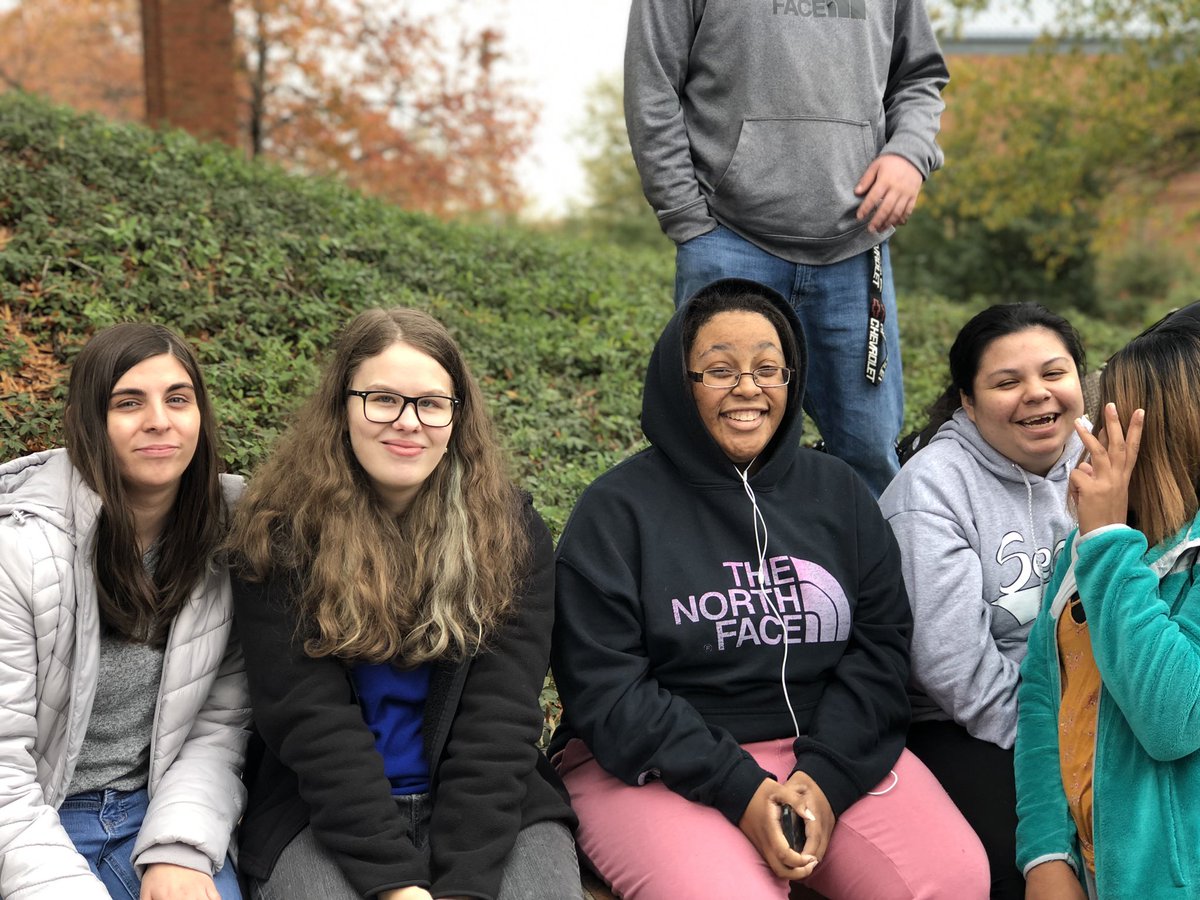 AshtonTomlinEdu's tweet photo. Also, @UNCG and @NCATAdmissions!! A great day for seniors at @DMcMichaelHS today. #RisingHigher #HighFlyingPhoenix https://t.co/xCoHn9BE6R