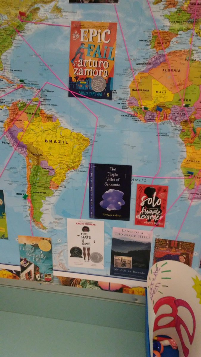 @EPS272 loved the tour today and thought the reading the world wall was a great way to educate and inform the youth on people/cultures around the world. #NAGC18 #wecanalwaysdobetter #gifted #equity