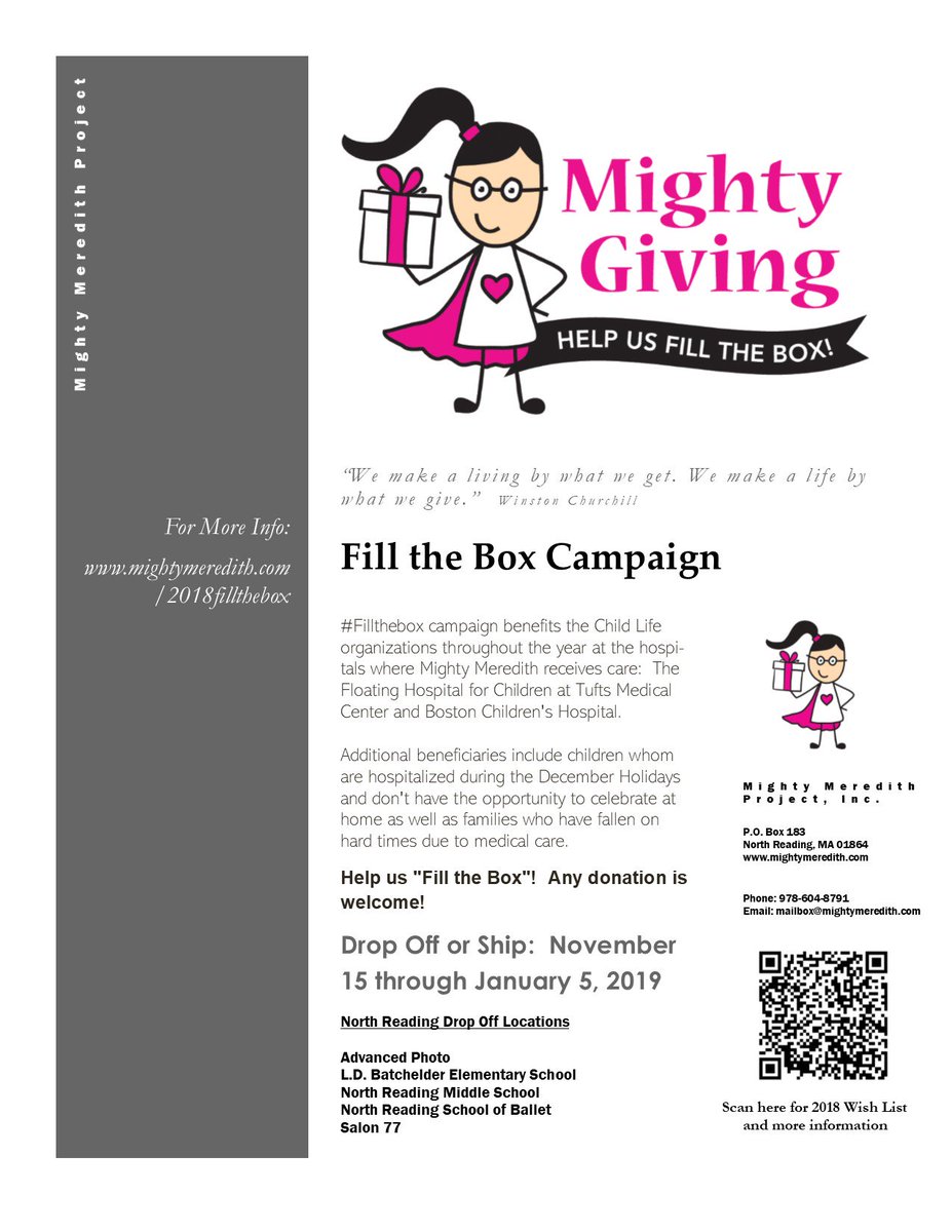 Mighty_Meredith's tweet photo. Please help me in my efforts to #fillthebox to support kids like me who experience lots of treatments and hospitalizations.  These items make those visits better.  https://t.co/WBXlZoLHv7
#MightyGiving #MightyKind https://t.co/86hVu3Y0PL