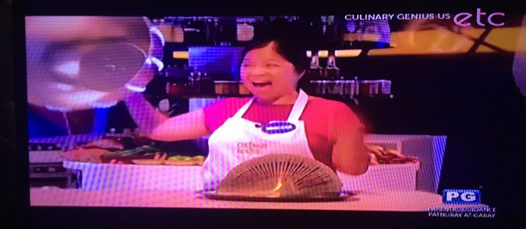 A Pinay just won $100,000 on -#CulinaryGenius. Haha! Aliw! 😅🙌🏼