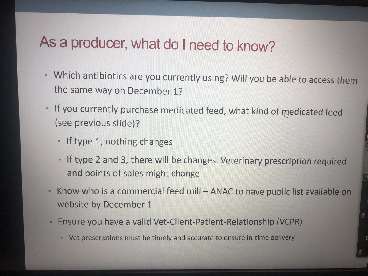 Some simple things to know before December 1st if you currently purchase medicated feeds for your cattle #beefwebinar