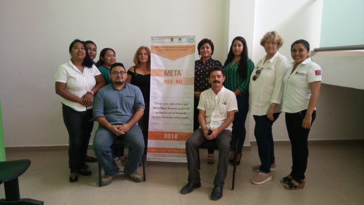 semujeresqroo's tweet photo. En #PuertoMorelos se realizó la capacitación de la creación de rutas críticas para fortalecer las buenas prácticas en las instituciones, en esta primera vinculación y capacitación al funcionariado municipal de recién ingreso para conformar los Comités Municipales de Igualdad. https://t.co/ahUHjRShq3
