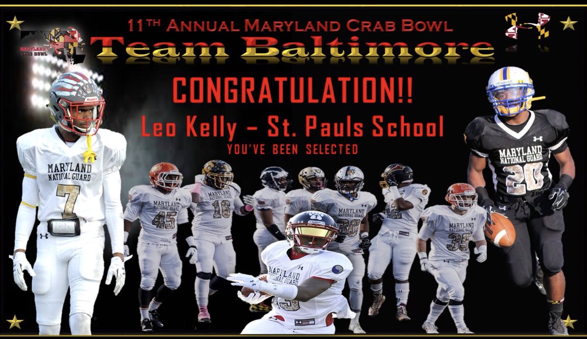 Excited to be selected for the Maryland Crab Bowl