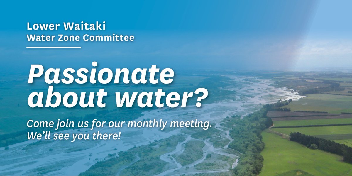 The Lower Waitaki South Coastal Canterbury Water Zone Committee will meet on Wednesday 21 November. For full agenda see bit.ly/2qKMvrM