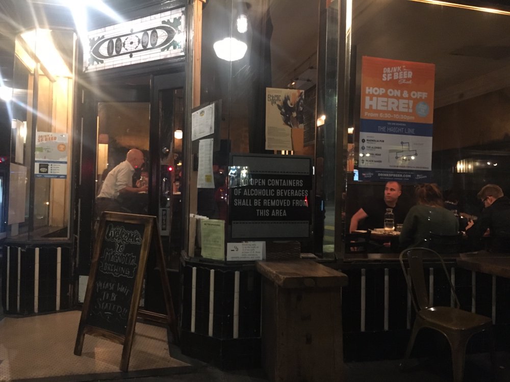 #DrinkSFBeer right now in the #Haight! Hop on, hop off, free buses looping nonstop b/t <a href="/magnoliapub/">magnoliapub</a> <a href="/BarrelHeadSF/">Barrel Head Brewery</a> <a href="/BlackSandsBeer/">Black Sands Brewery</a> <a href="/alembicsf/">alembicsf</a> til 10:30pm. Great craft beer + more at each. See: drinksfbeer.com