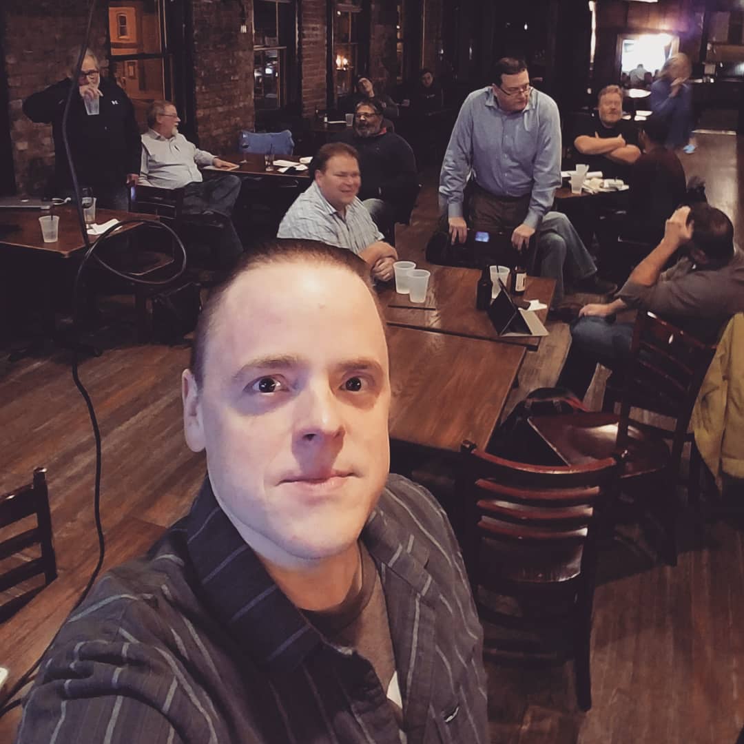 mikehale's tweet photo. Talking Gutenberg and WordPress at the #fvcp Meetup tonight (to a mostly #drupal crowd) https://t.co/0uABe8MqPo