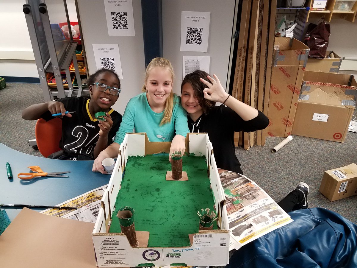 Mr_d_Hampden's tweet photo. #CVSD5th graders working on their pinball machines. #HampdenDragons #CVExplorations https://t.co/zkH4YknaDs