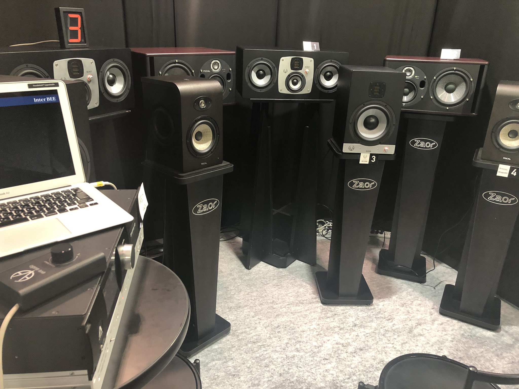 Zaor スピーカースタンド オーディオ Zaor スピーカースタンド 木製