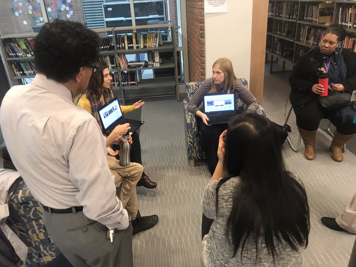 RooseveltHSDC's tweet photo. Some of our educators shared what they learned at #GlobalEdCon18 while others spoke about the amazing work happening in their Making Across Curriculum group! @DCGlobalEd @ProjectZeroHGSE #IEW2018 https://t.co/prrtq26S3N