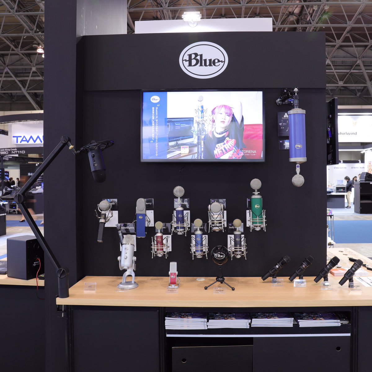 mi7japan's tweet photo. #interbee2018 でのMI7ブースでは #PreSonus #StudioOne #BlueMicrophones #ROLI #Softube #BlackLionAudio #Zynaptiq #MicW #Vicoustic 製品を一堂に展示中です。是非ホール1にお越しください。 https://t.co/VWh6zq7hhM
