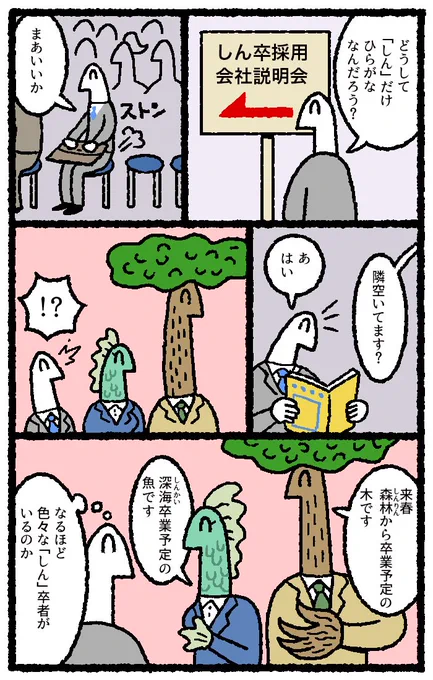 就職ジャーナルにて

新卒の漫画を3P描かせていただきました。 