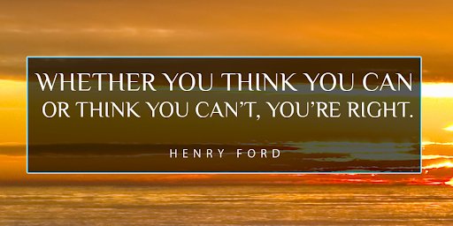 TheZigZiglar's tweet photo. Whether you think you can or you think you can't, you're right. Henry Ford https://t.co/Qn8OAvQp52