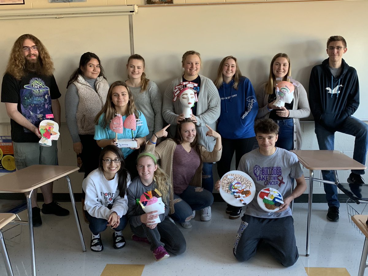 BSKUPS's tweet photo. Love my AP Psych students big, intelligent, beautiful brains! You are all amazing and I am so proud of you! #amazingbrains @BulldogLife_WHS #D118 #brainsandbeauty #whatsgood #psychrules https://t.co/ZilbOH7dC4