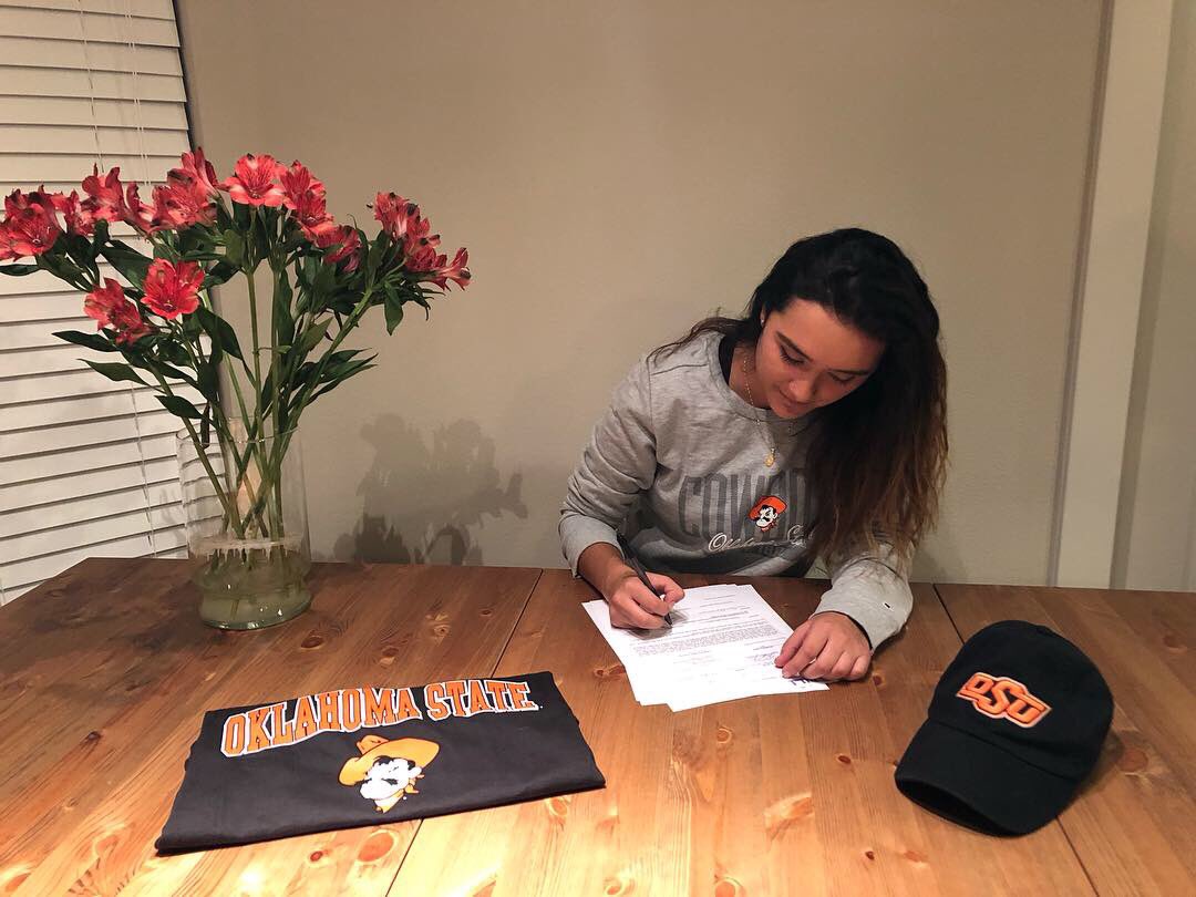 saracamarena's tweet photo. It’s official!! Go Pokes!! 🍊🇲🇽 https://t.co/q5Qoh8NQ8c