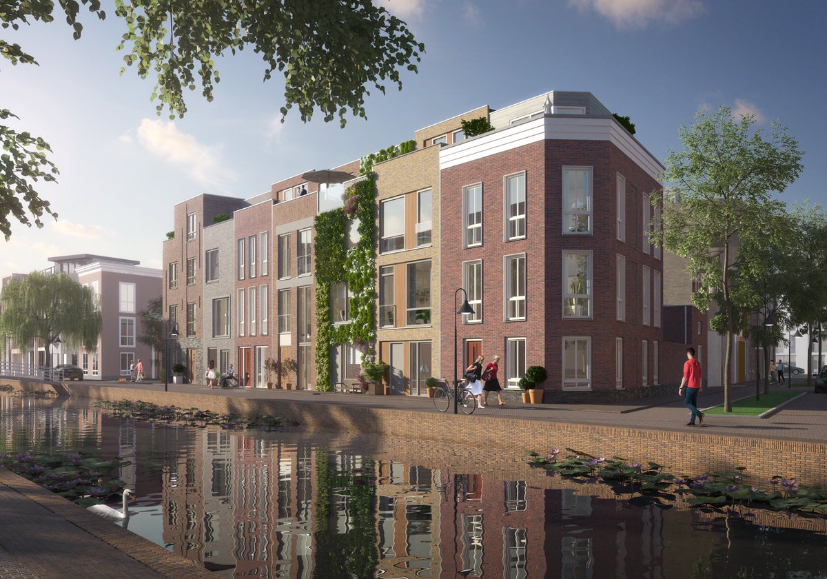 BallastNedamDev's tweet photo. Feestelijk start bouw Floris in @NieuwDelft Gasloos, energieneutraal, groene gevel en onderscheidende architectuur in centrum #Delft. https://t.co/S3EGoqQreU https://t.co/UCxg2MpYJt