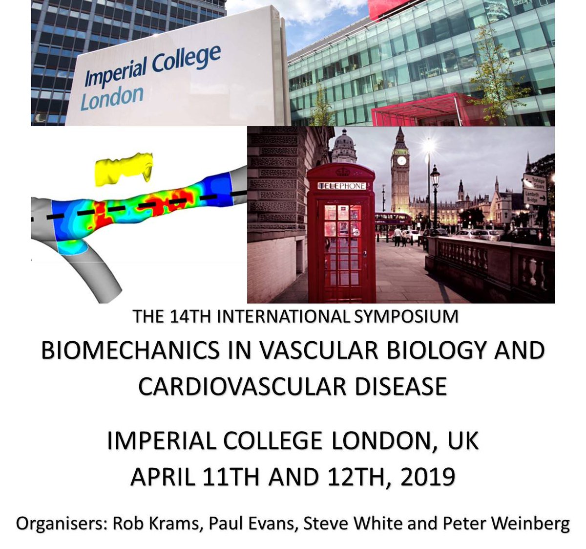 stevejwhite777's tweet photo. Save the Date  - Biomechanics in Vascular Biology - 11th and 12th April 2019 in London https://t.co/WbMqwKML7l