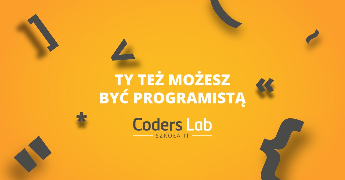 webbmeetup's tweet photo. Sponsorzy 8. edycji🔥:
@CodersLabPL to nowoczesna szkoła IT, umożliwiająca szybką zmianę zawodu oraz efektywne poszerzanie kompetencji cyfrowych. 💪💻Organizuje intensywne kursy programowania webowego (https://t.co/pLu5lmityA. JavaScript, Python, PHP, Java,) jak i kursy zawodowe. https://t.co/kjy5DcDzlI