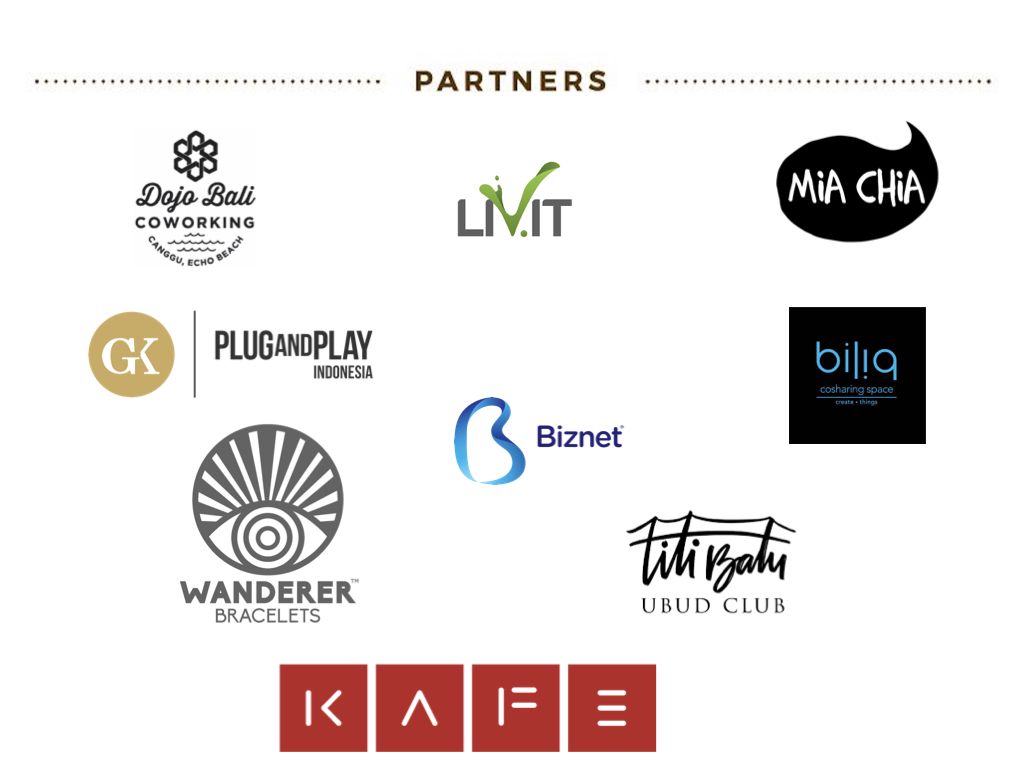 SUWBali's tweet photo. StartUp Weekend Bali: Digital Nomadism Edition is kicking off TOMORROW! In honor of that, we'd like to dedicate this post to our lovely partners for making this event possible and for their continuous support! https://t.co/q8xTQRLAob